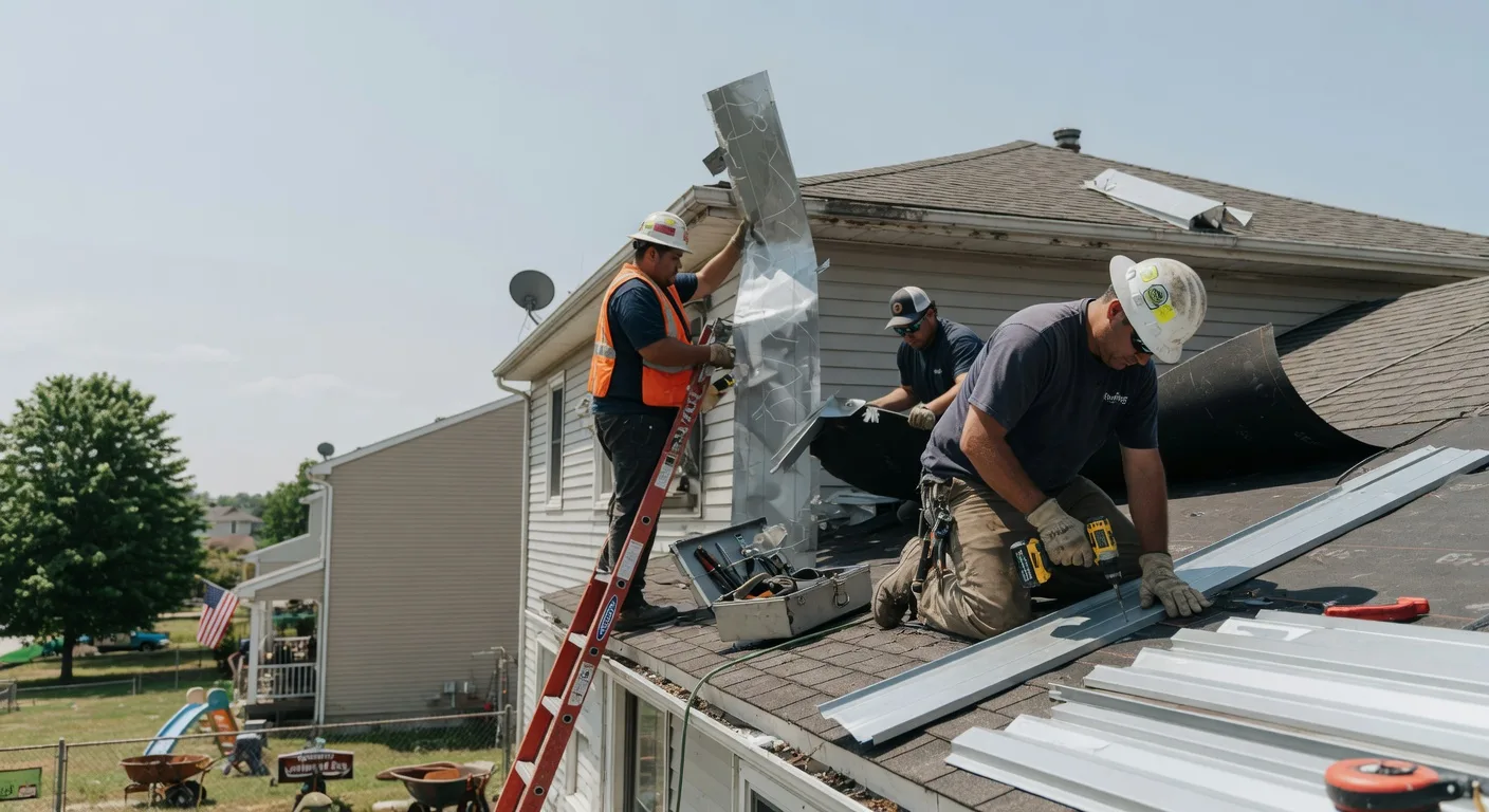 Storm Damage Metal Roof Repair in Walkersville, WV